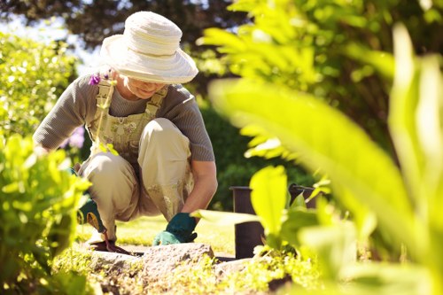 Sustainable garden maintenance with recycling and reuse practices in Crayford